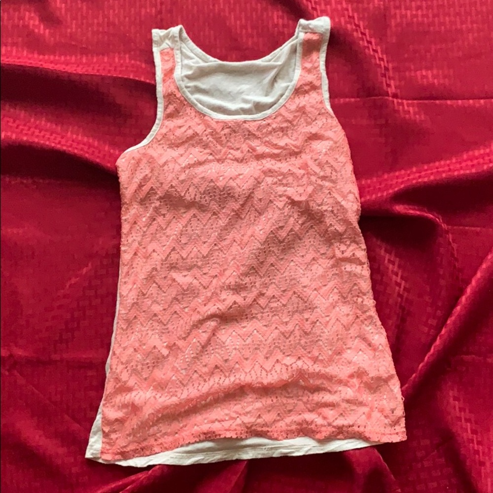 Lace tank top